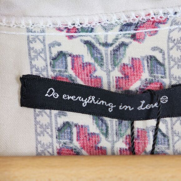 NWT Do Everything in Love Boho Stripe Print Lightweight Cardigan One Size - Picture 4 of 5